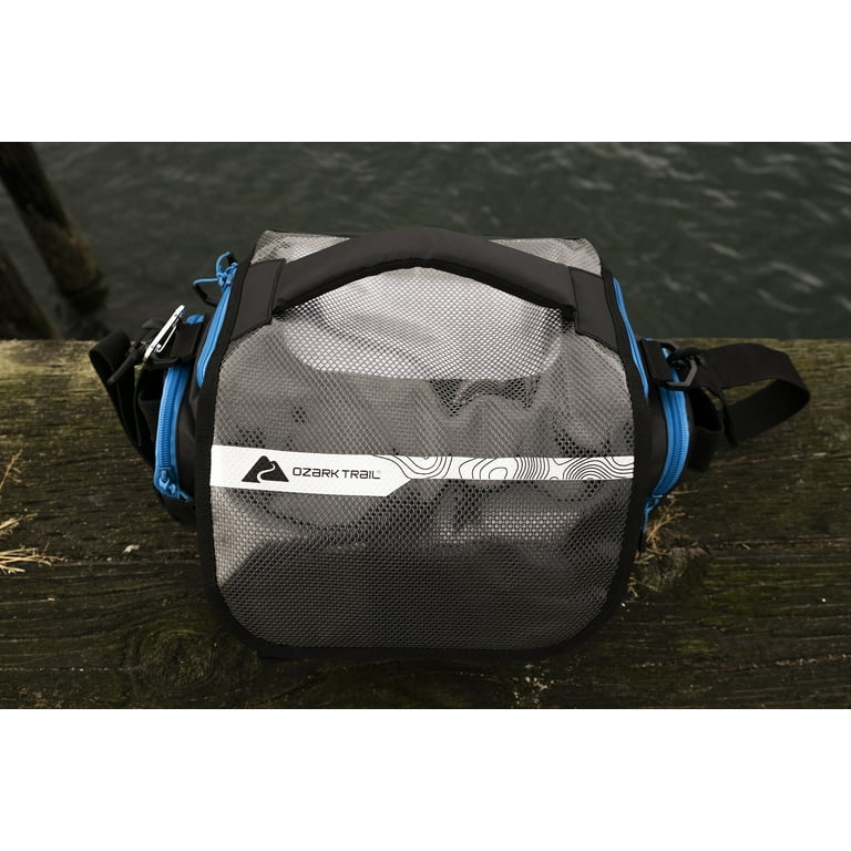 Ozark Trail Saltwater Fishing Tackle Box Gear Bag - Black - 15 Liter - Each