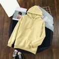 thumbnail image 5 of XINXIAOO Womens Hoodies Long Sleeve Pullover Hoodie Graphic Hoodies for Women Khaki Sweatshirt Women Fall Outfits for Women Streetwear Clothes, 5 of 6