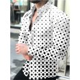 thumbnail image 1 of Ropa de fiesta de moda para hombre, cárdigan de lujo, camisas sociales con solapa y botones, camisetas casuales con estampado playero de manga larga, tallas grandes, 1 of 6