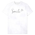 thumbnail image 4 of Smile Letter Graphic Tees for Women 2026 Summer Casual Short Sleeve Crewneck Mental Health Shirt Inspirational T Shirts, 4 of 4