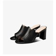 thumbnail image 3 of High Heels Slippers Women Platform Shoes Summer Block Heel Leather Slides Ladies Office, 3 of 3
