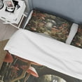 thumbnail image 4 of Designart "The Secret Garden Mushroom" Countryside Bedding Covert Set - Mushroom Multi-Color Landscapes Bed Set With 2 Shams, 4 of 6