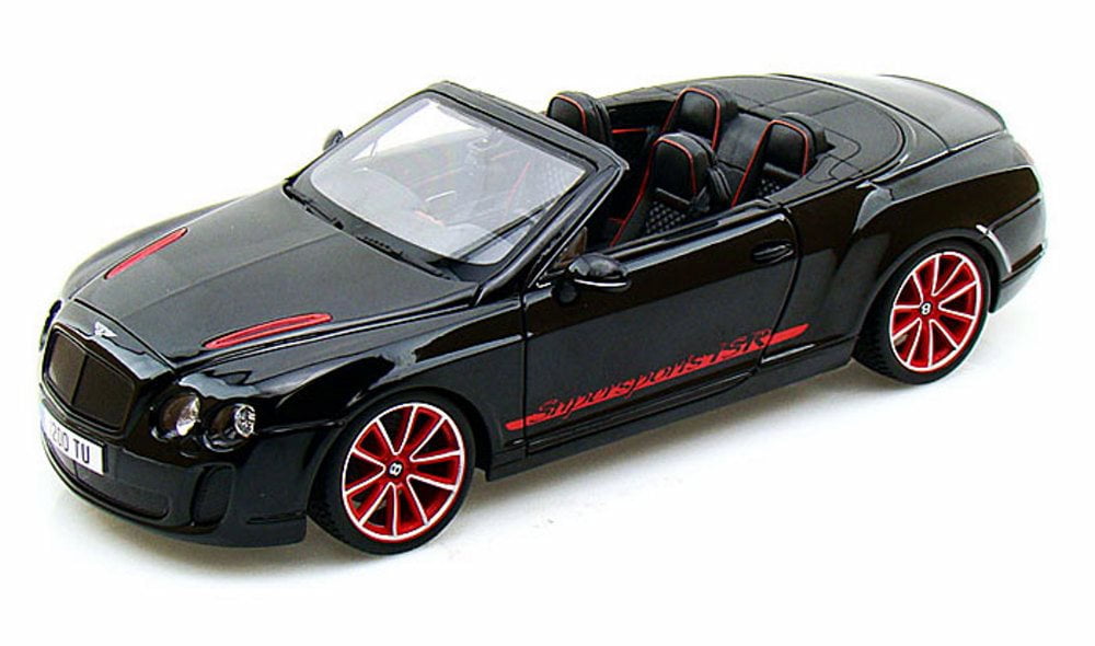 Bentley Continental Supersports Convertible ISR, Black - Bburago