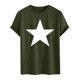 thumbnail image 5 of Top de Manga Corta, Hombre Casual Impreso Cuello de la Tripulación Camiseta, Manga Corta Blusa de Verano Poliéster, 5 of 9