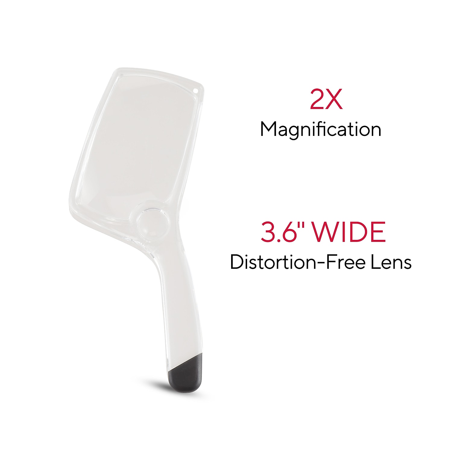 Staples 2x Handheld Magnifier (20658US) 922728