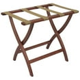 thumbnail image 5 of Wooden Mallet Deluxe Straight Leg Luggage Rack , Black, 5 of 7