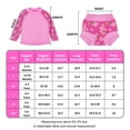 thumbnail image 4 of BIG ELEPHANT 2-Pack Unisex Long-Sleeve Swimwear with UPF 50+ Sun Protection and Built-in Swim Diapers for Babies and Toddlers, Sizes XS-XXL, 4 of 7