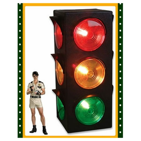 - New Large Blinking 3-Sided Traffic Light Signal Lamp