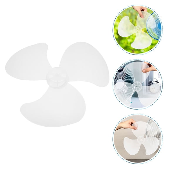 Worgeous 2Pcs Replacement Three-blades Fan Blade Fan Accessory Portable Fan Blade Fan Replacement Blade