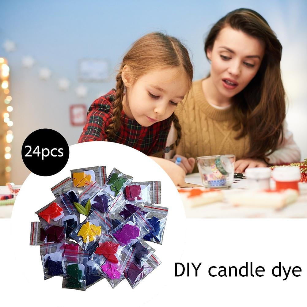 24 Colours Candle Wax Dye Natural Wax Dye Safe Soy Wax Dye for