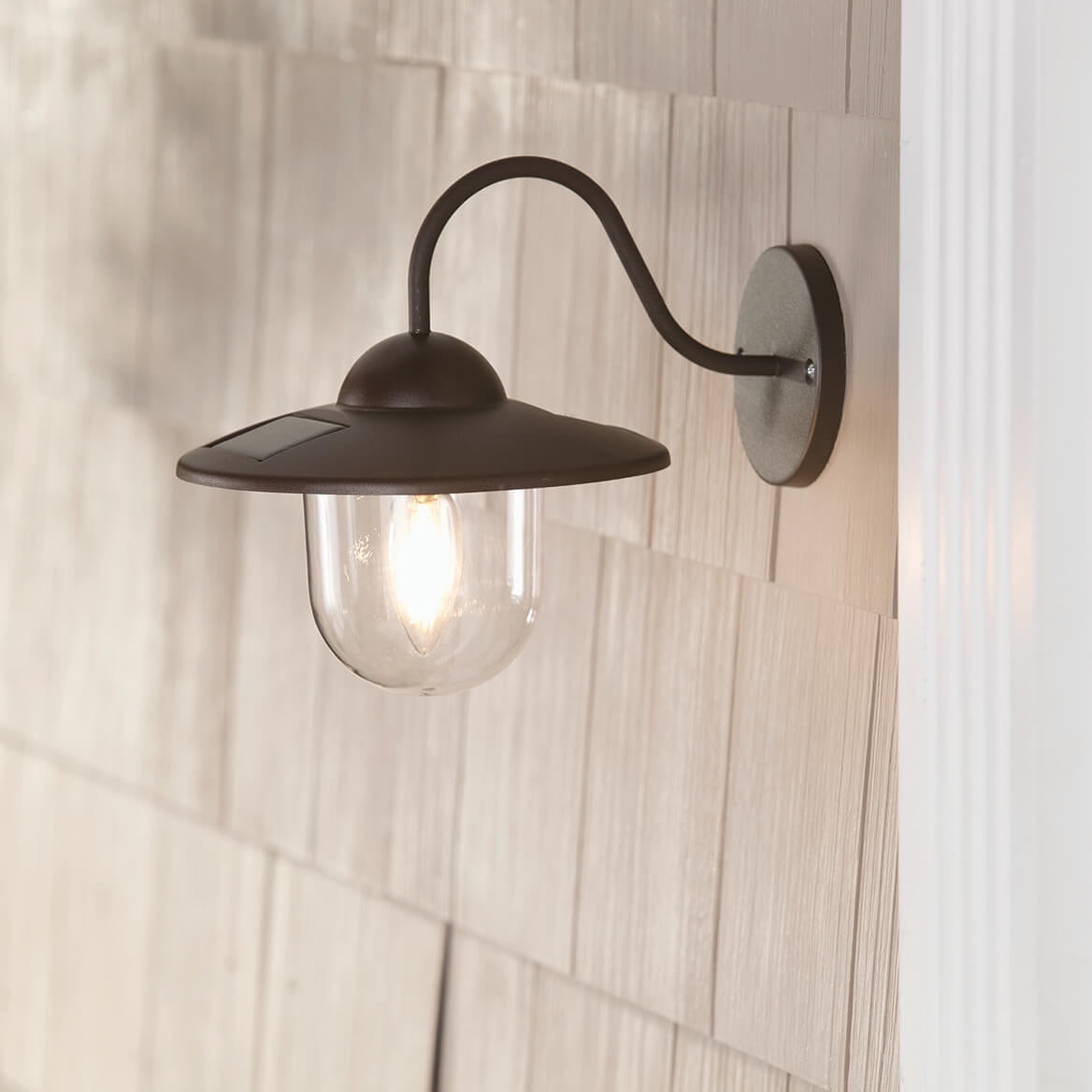 Vintage-Style Solar Wall Sconce by Fox River Creations