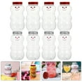 thumbnail image 4 of 8pcs botellas de jugo de plástico botellas de jugo de nieve muñeco de nieve botellas de agua botellas de agua, 4 of 6