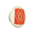 thumbnail image 2 of Acorn PRBYP Sm Rd Off White with Sq Orange Rose, 2 of 2