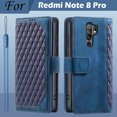 thumbnail image 1 of For Xiaomi Redmi Note 8 Pro Case Leather Wallet Phone Case for Redmi Note 8 Pro Case Redmi Note 8 Pro Cover Flip Coque Fundas Style 1 Blue Redmi Note 8 Pro, 1 of 6