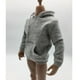 thumbnail image 5 of Conjunto de ropa para figuras de acción a escala 1/6, sudadera con cremallera para figura masculina de 12 pulgadas. Gris, 5 of 9