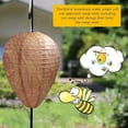 Gracefulvara Paper Wasp Nest Decoy WaterproofHanging Wasp Deterrent for