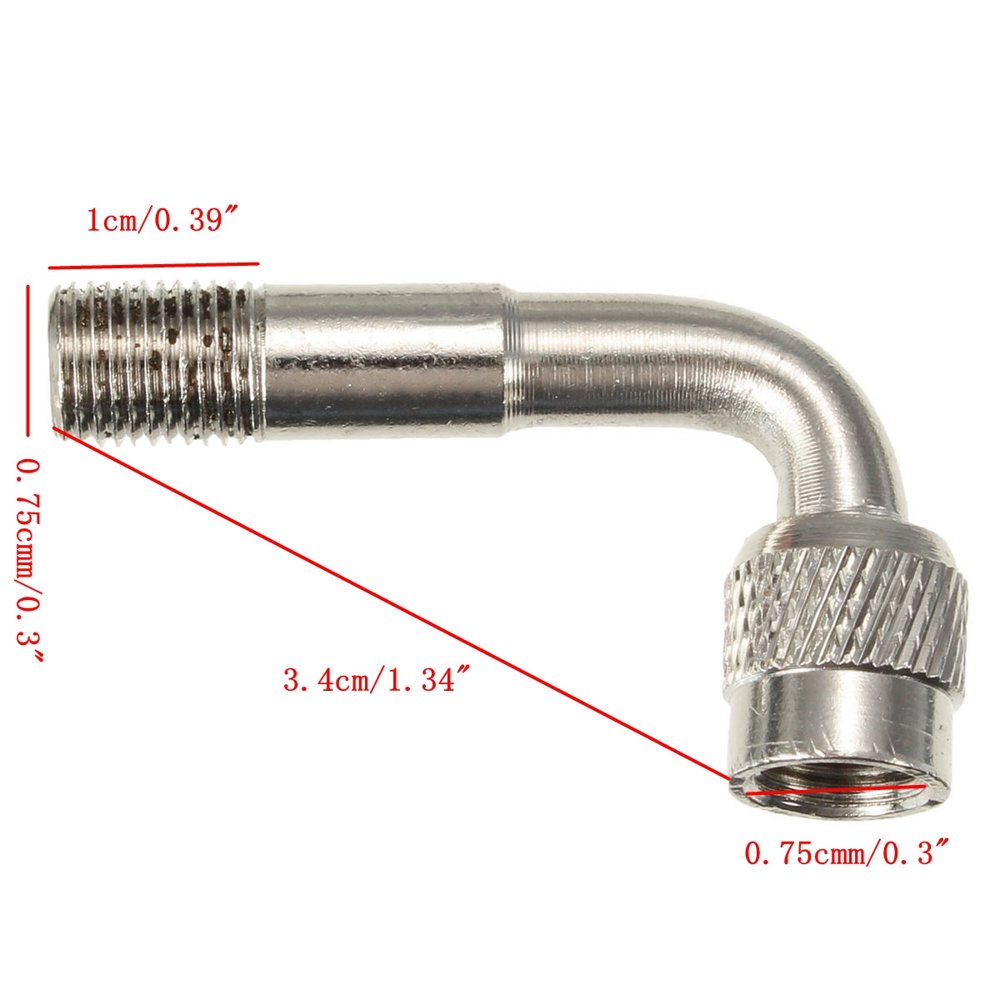1pc Tyre Tire Valve Stem Extension Adaptor Adapter Stem Extender 45 or