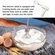 thumbnail image 4 of Injueey Batidor de huevos inalámbrico eléctrico de mano de 20W batidor de crema recargable por USB mezclador de 3 engranajes batidor de huevos de Herramientas y accesorios para hornear blanco Injueey HA007549-01B, 4 of 6