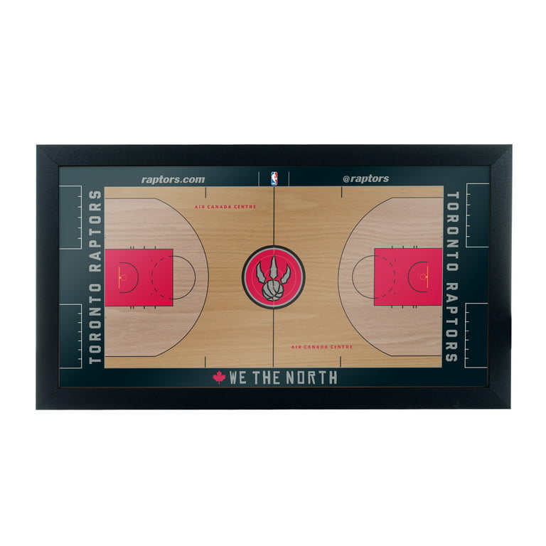 Toronto Raptors Official NBA Court Framed Plaque