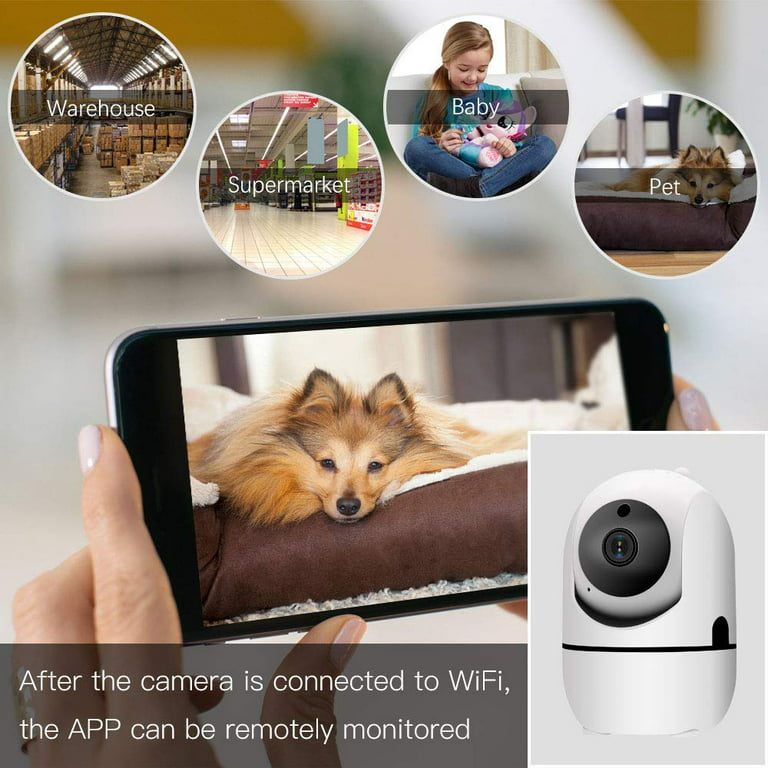 SKYMEE Dog Camera Treat Dispenser, WiFi Remote Pet Camera with Two-Way  Audio and Night Vision, Compatible with Alexa