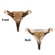 thumbnail image 3 of Balery Vintage Sunflower Cow Tangas de Algodón para Mujer con Estampado – Ropa Interior Sexy, Transpirable, G-string-Small, 3 of 6