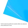 thumbnail image 5 of Unique Bargains 11.7 by 8.3 inch Gel Filter PVC Sheet Clear Blue for Photo Studio, 9 Pack, 5 of 5