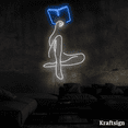 thumbnail image 4 of Craftnamesign Girl Reading Book Neon Sign, Book Store Decor, Library Signs, 4 of 4