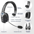 thumbnail image 6 of Trucker Headset, V5.2 Headset with Upgraded Microphone AI Noise Canceling, Ear Headphone with Mute for Driver Office Call Center (Black), 6 of 6