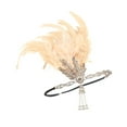 thumbnail image 4 of Diadema Estilo Flapper Yuyangstore Con Plumas Beige, 4 of 8