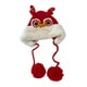 thumbnail image 3 of Sombrero de danza del león chino con dibujos animados para esquiar, accesorio para la cabeza para niños, niñas y niños. rojo, 3 of 9