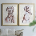 thumbnail image 6 of Wexford Home Sitting Dog I Premium Framed Print, 18.5" x 24.5" - Ready to Hang, Gold (Set of 2), 6 of 9