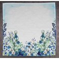 thumbnail image 2 of Vargottam Collection de Luxe Table à Dîner en Lin Décor Serviette en Coton Tissu Imprimé Serviettes Réutilisables Ensemble de 4, 20 X 20 - Fleurs Aquarelle, 2 of 6