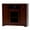 Burnt Red, variant on Poplar Tall TV Stand with 2 Raised Panel Doors, Burnt Red