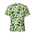 thumbnail image 6 of Qekee Green Avocado (2) Classic Fit T-Shirt Men's Shirt Men's Tight Short Sleeves for Exercise, Running, Mountaineering - Green Avocado (2), 6 of 9