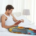 thumbnail image 5 of Bixox Men's Refreshing Fruit Infused Drinks Patterned Pajama Pants with Pockets Lounge Clothes for Home, 5 of 5
