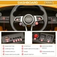 thumbnail image 6 of Aosom 6V Kids Electric Ride On Car, Licensed Audi TT RS with Seat and Remote Control, Horn, Music, MP3 - Yellow, 6 of 9