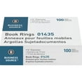 thumbnail image 4 of Business Source Standard Book Rings - 0.8" Diameter - Silver - 500 / Bundle, 4 of 5