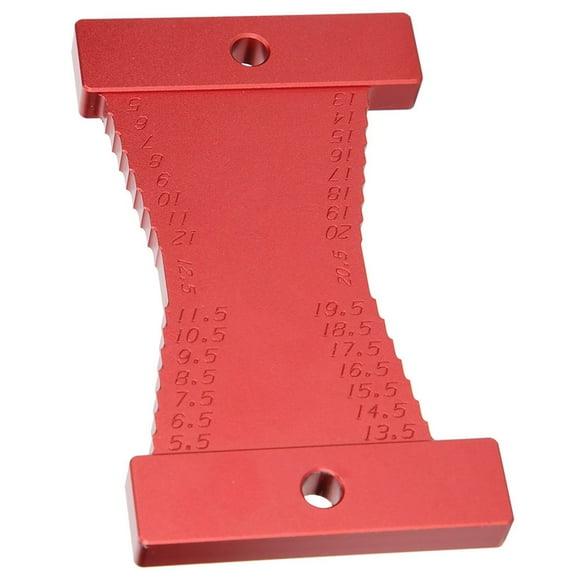 Height Gauge, Woodworking Router Table Circular Saw Height Measuring Ruler Aluminum Alloy  for Electric Circular Saws for Engraving Machines 5/20.5mm