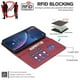 thumbnail image 2 of BINFEN COLOR BF32 For Samsung Galaxy S25 Edge Leather Case Wallet RFID Blocking Phone Cover - Black, 2 of 5