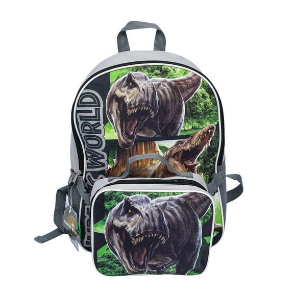 Fast Forward Jurassic World Backpack And Detachable Lunch Kit - 15", 94009