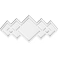 thumbnail image 2 of 14"W x 9 3/8"H x 4 1/4"C x 1"P Zoe Architectural Grade PVC Contemporary Ceiling Medallion, 2 of 11