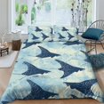 thumbnail image 1 of Home Bedding Set Fish Shell Comforter Cover Set Teen Adult Creative Seafloor Bedspreads,California King (98"x104"), 1 of 5