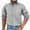 Gray, variant on Mens Tshirt Hvyesh Mens Long Sleeve Button Down Shirt Casual Untucked Regular-Fit Oxford Dress Shirts Turndown Collar Work Blouse Shirt
