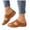 Brown, variant on Womens Orthopedic Wedges Slides Sandals Comfort Leather Arch Support Platform Walking Slip on Casual Shoes