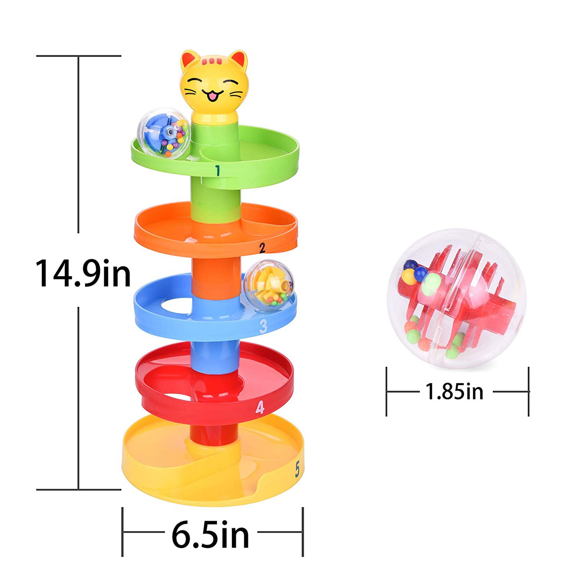 stacking ball drop toy