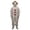 White, variant on AURORADY Scary Clown Themed Adult Fleece Onesie Footed Jumpsuit Full Zipper Ruffle Collar Pom Pom Decor One Piece Pajamas Halloween for Halloween Party Horror Themed Events Trick or Treat White