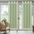 thumbnail image 3 of 1 Panel Outdoor Curtains for Patio Waterproof 54"x95" Grass Green Retro Greek Key Weatherproof Privacy Outsides Curtains, Geometric Greece Ancient Rustic Grommet Thermal Drapes for Cabana Porch, 3 of 8