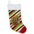 thumbnail image 1 of Carolines Treasures CK4092CS Labradoodle Christmas Candy Stripe Christmas Stocking, 1 of 2