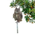 Owl Decoy to Scare Birds Away Scarecrow, Fake Owl Statue for Home