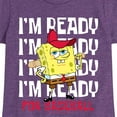thumbnail image 3 of SpongeBob SquarePants - Ready For Baseball - Toddler And Youth Girls Short Sleeve Graphic T-Shirt, 3 of 6